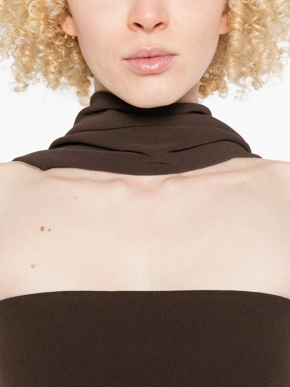 Martine Strapless Midi Dress