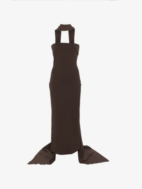 Solace London Martine strapless midi dress