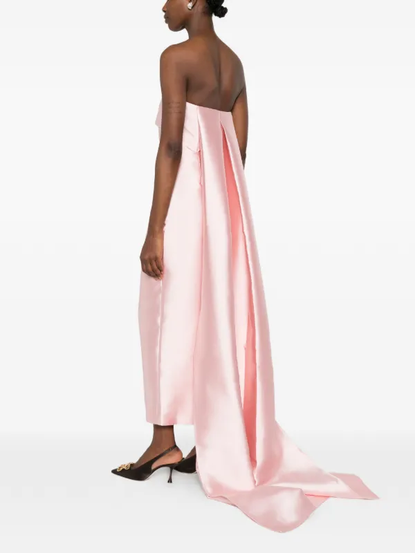 red and pink shirt dress Solace London Kiki Midi Dress