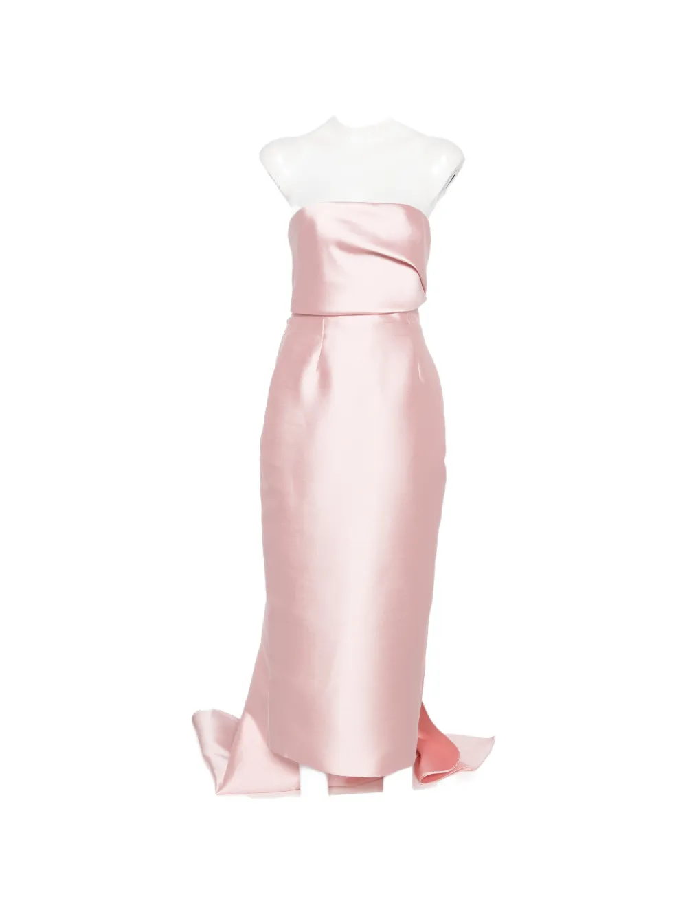 Solace London Kiki strapless midi dress - Rosa