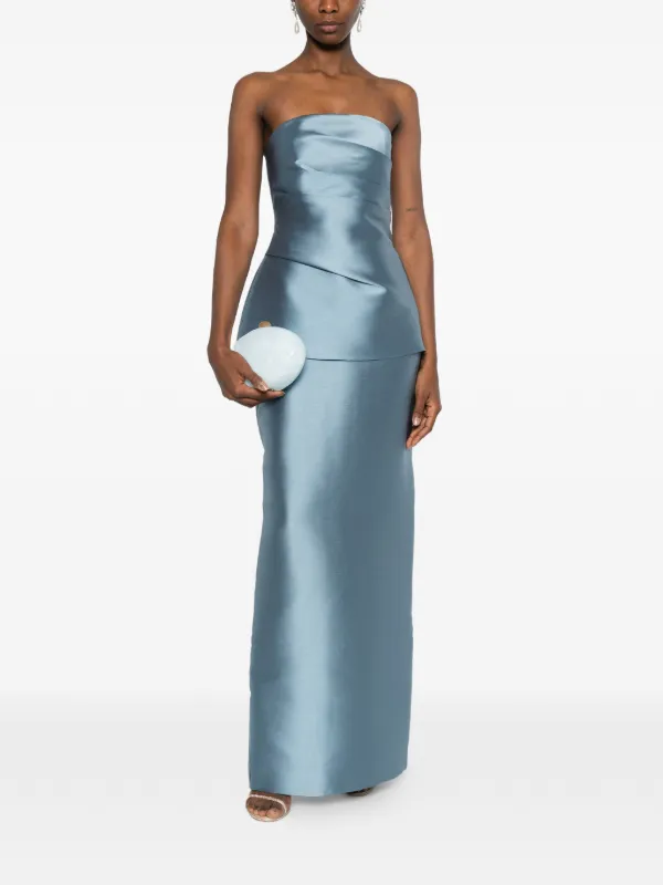 SOLACE LONDON - Lucille maxi dress - Blue US6/UK10 OS47034SlateBlue SOLACE LONDON - Lucille maxi dress - Blue US6/UK10 OS47034SlateBlue