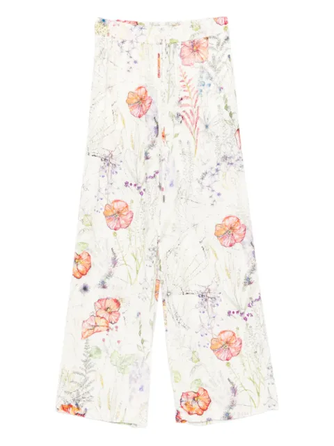Alexander McQueen Hose mit Blumen-Print