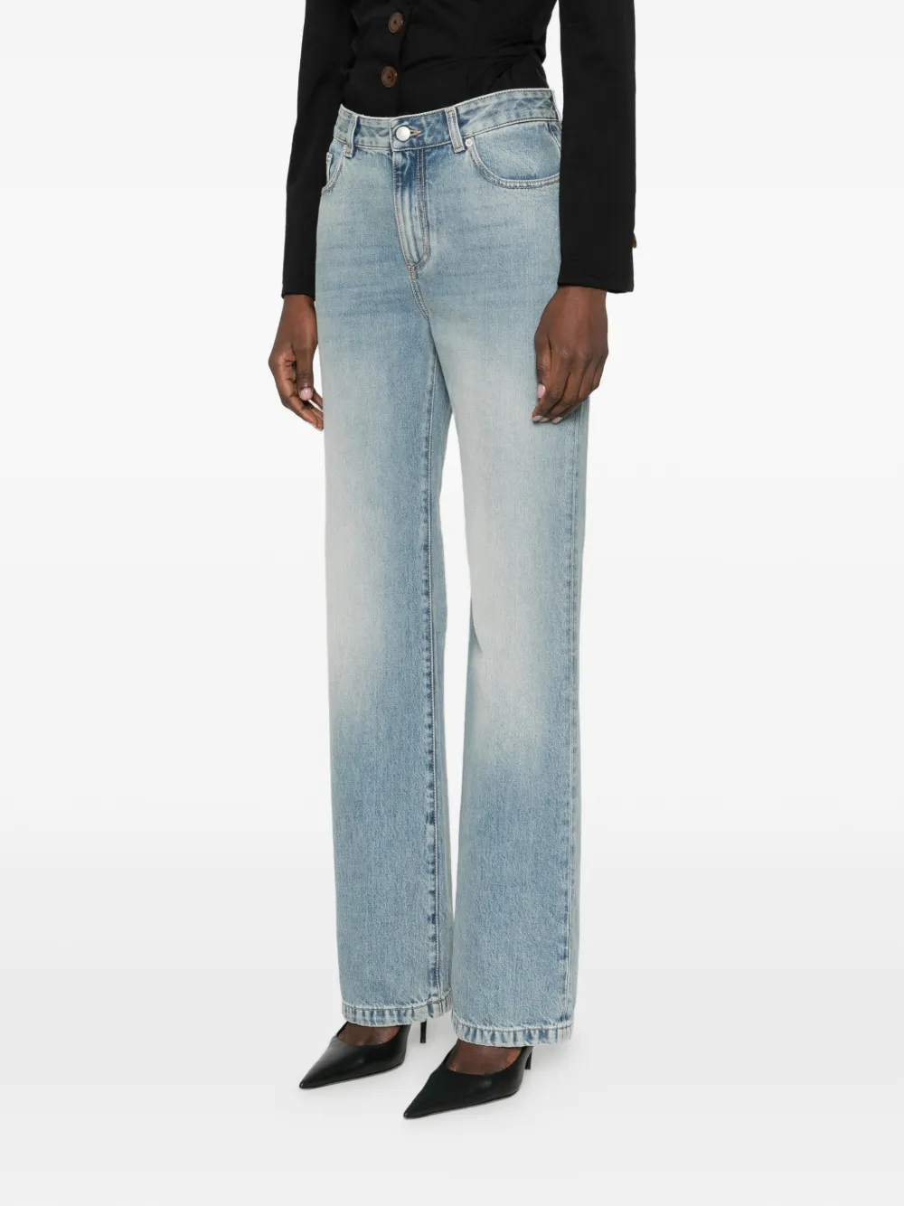 Alexander McQueen Straight jeans Blauw