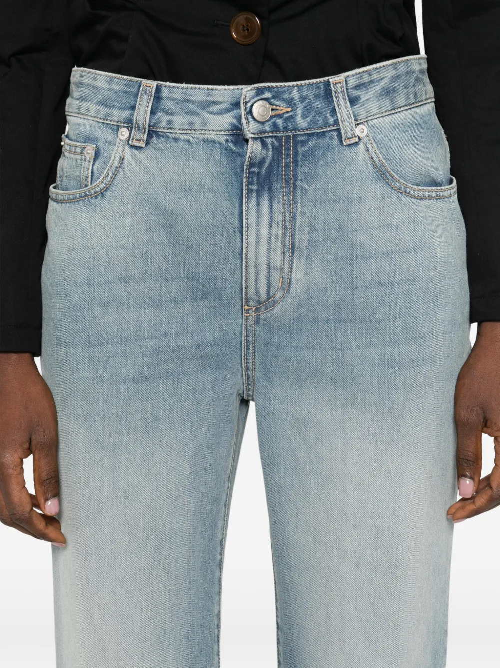 Alexander McQueen Straight jeans Blauw
