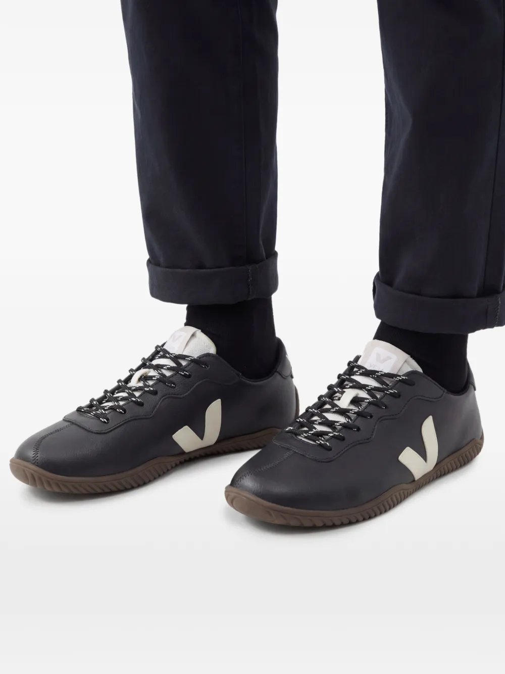 VEJA Jitsu sneakers met logopatch Zwart