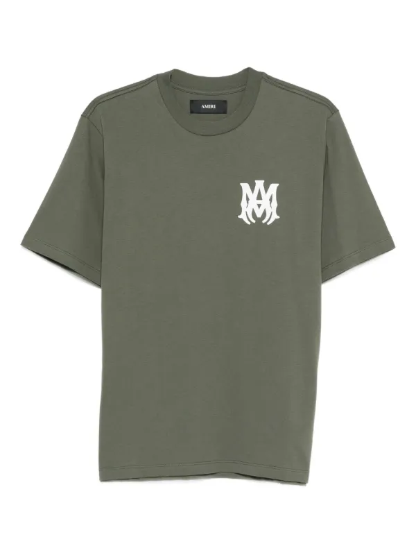 amiri tシャツ グリーン AMIRI MA Core logo-detail T-shirt | Green | FARFETCH CA