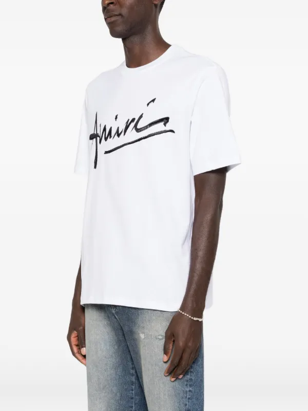 AMIRI ロゴ Tシャツ | ホワイト | FARFETCH JP