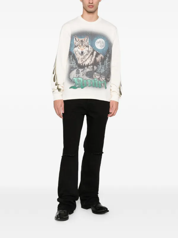 AMIRI ロングTシャツ | ニュートラル | FARFETCH JP