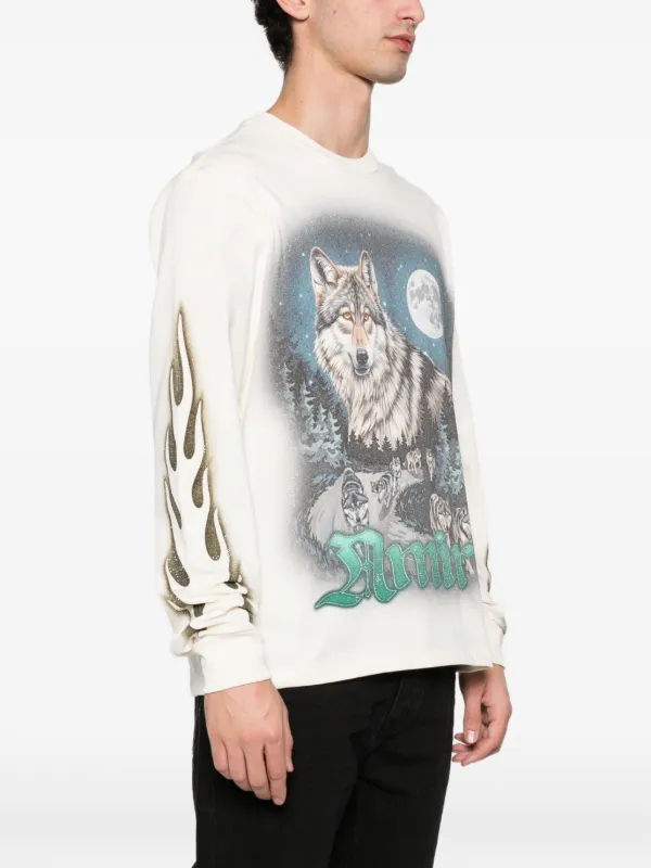 AMIRI ロングTシャツ | ニュートラル | FARFETCH JP