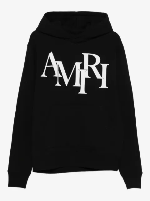 AMIRI hoodie Staggered à détail de logo