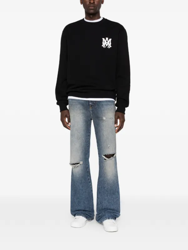 AMIRI Ma Core Crew Sweatshirt | Black | FARFETCH