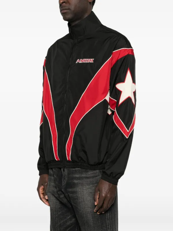 AMIRI Windbreaker zip-up Jacket | Black | FARFETCH