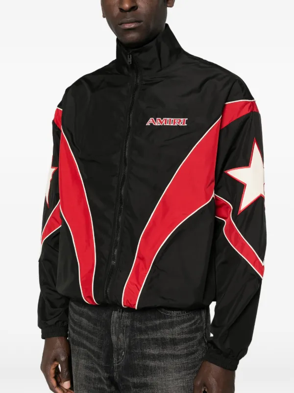 AMIRI Windbreaker zip-up Jacket | Black | FARFETCH