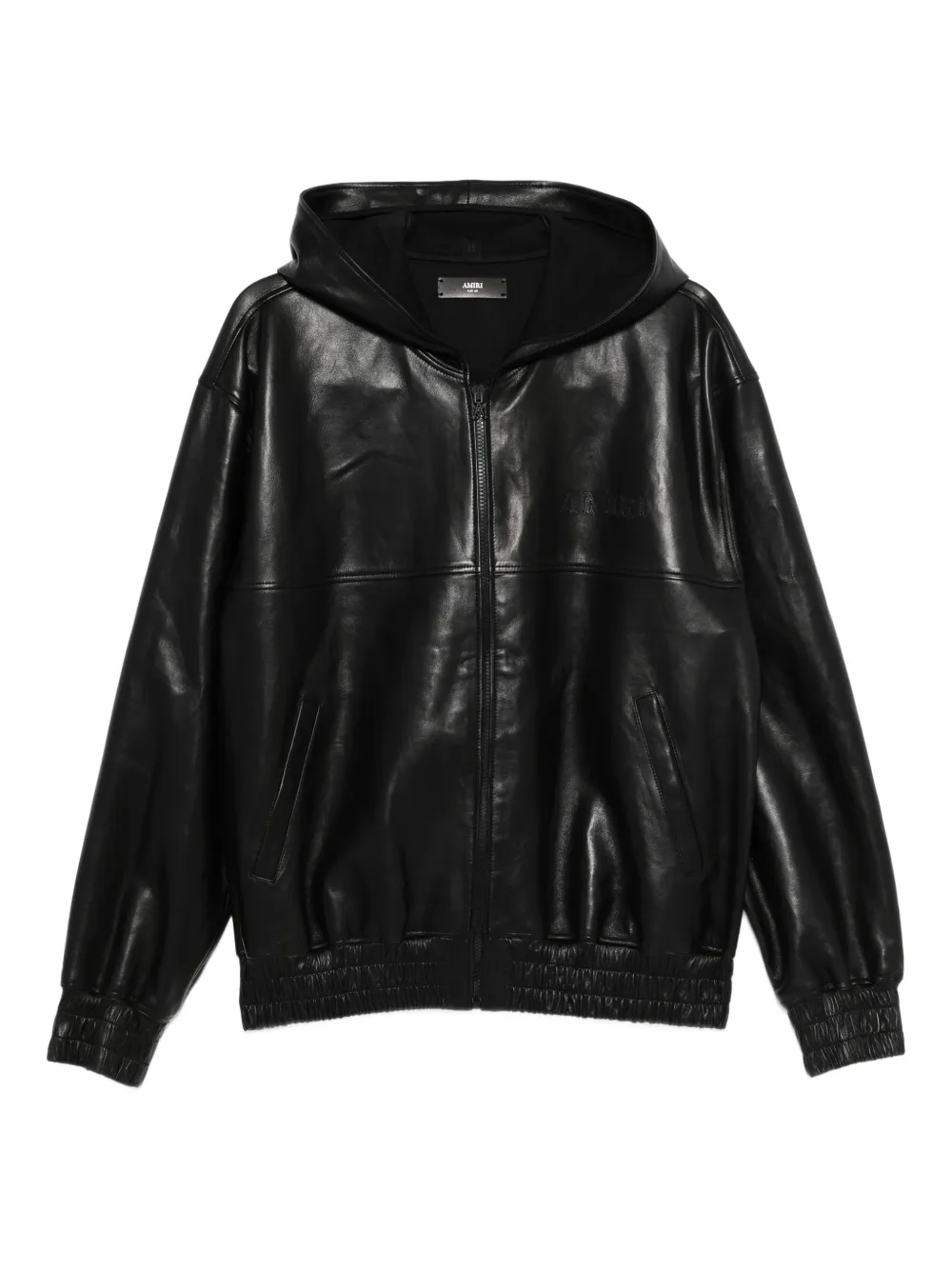 AMIRI leather zip jacket | negro | Image 1