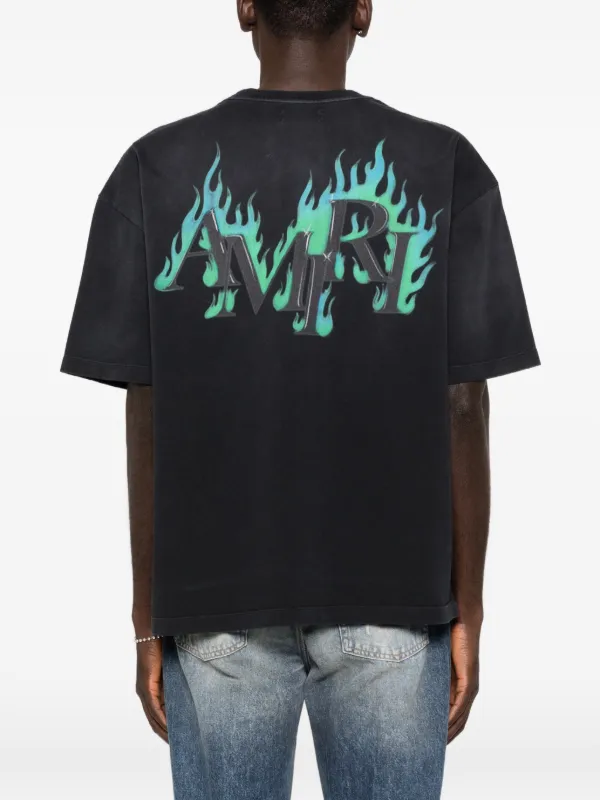 AMIRI クルーネック Tシャツ | ブラック | FARFETCH JP