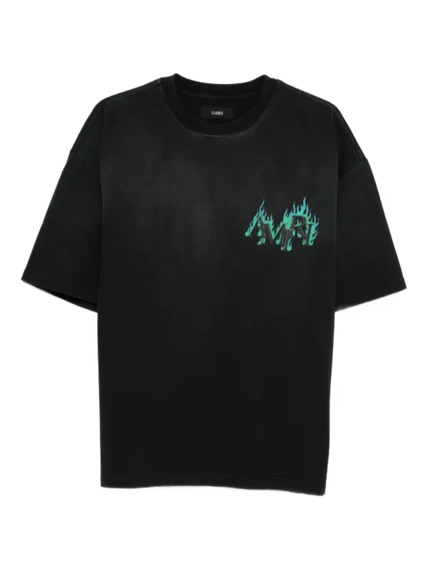 AMIRI クルーネック Tシャツ | ブラック | FARFETCH JP