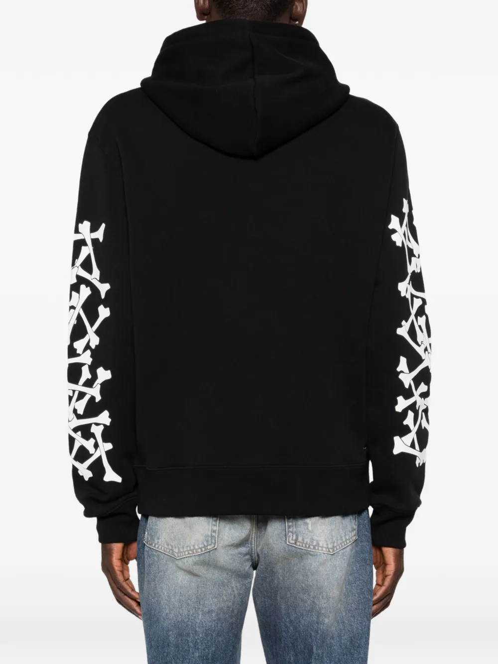 AMIRI Bones Stacked パーカー | ブラック | FARFETCH JP