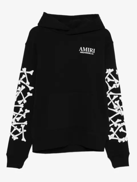 AMIRI Bones Stacked long-sleeve hoodie