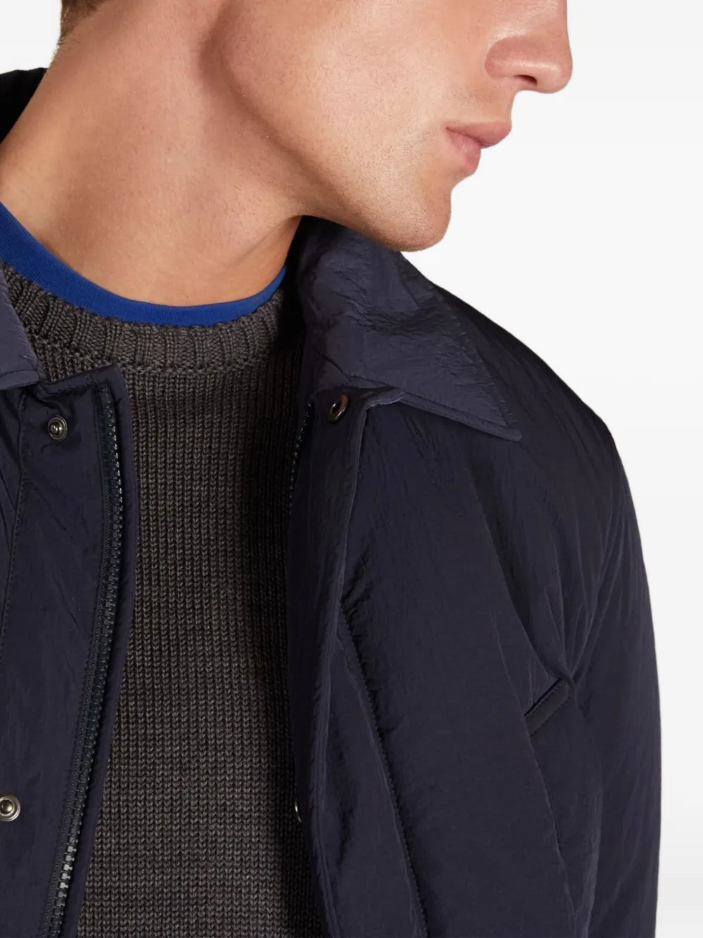 Montedoro Gewatteerd waterdicht jack Blauw