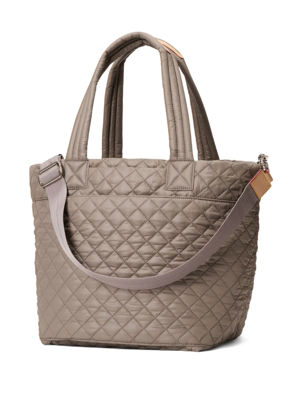 Mz Wallace Metro Medium Quilted Tote Bag In Brown