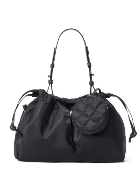 Mz Wallace Waverly small drawstring quilted shoulder bag