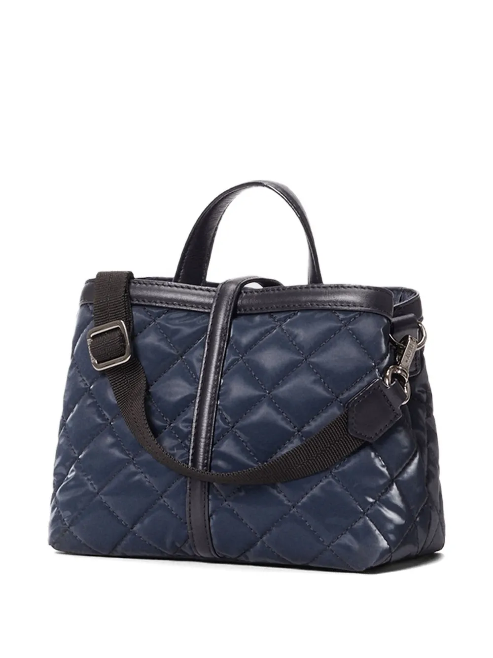 Mz Wallace Astor mini quilted top handle crossbody - Blu