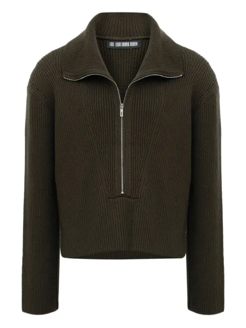 LGN  LOUIS GABRIEL NOUCHI  pull nervuré à fermeture zippée