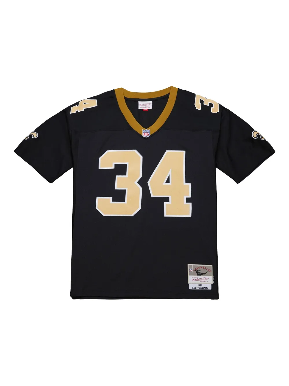 Mitchell & Ness x NFL T-shirt New Orleans Saints 1999 Ricky Williams - Nero