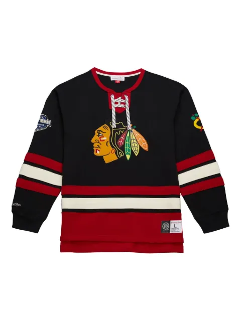 Mitchell & Ness Chicago Blackhawks Heritage lace-up pullover