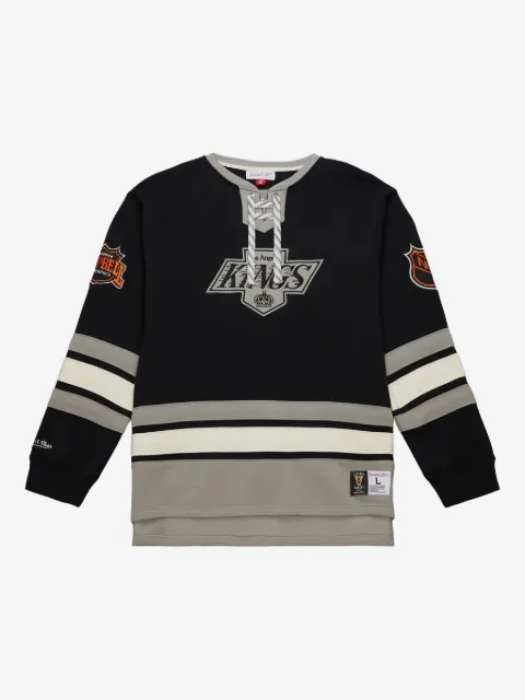 Mitchell & Ness Los Angeles Kings Black Lace-Up pullover