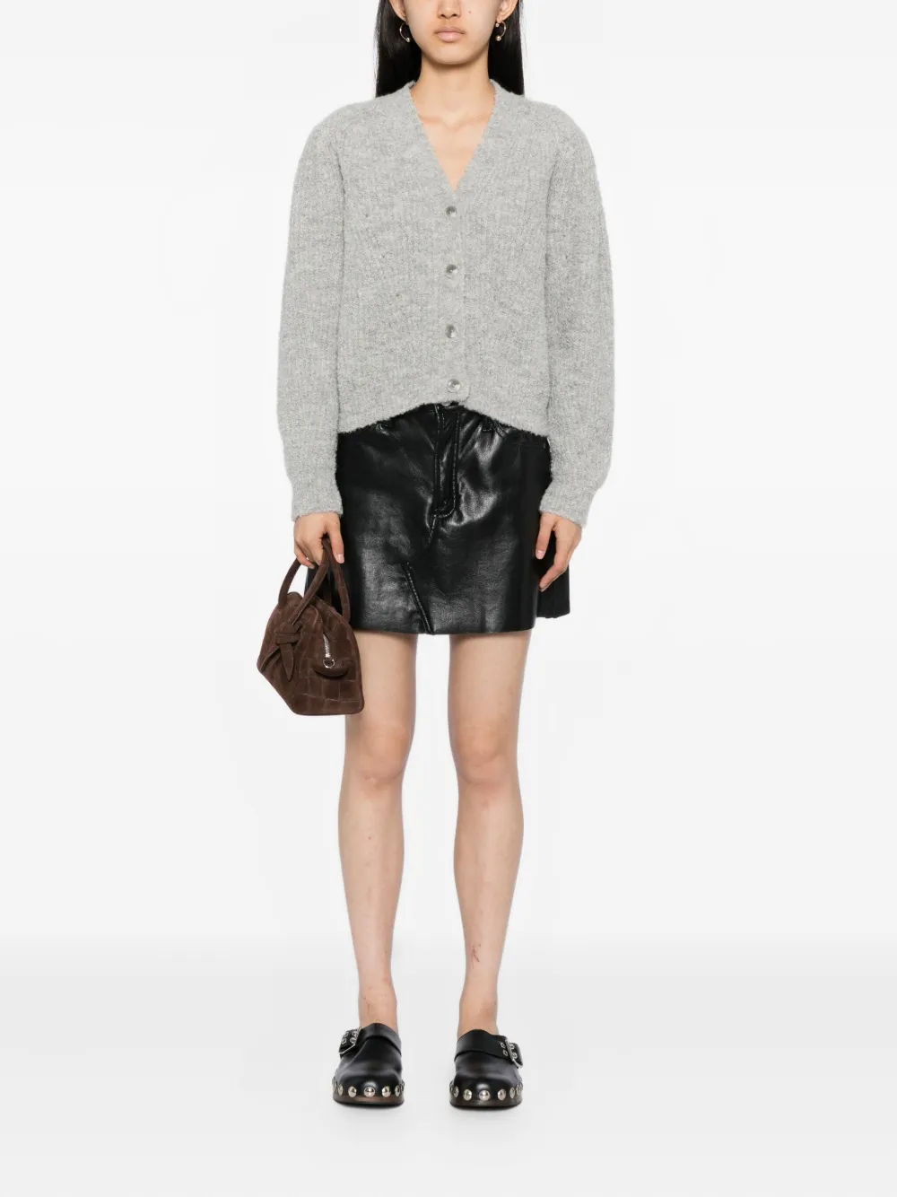 Ulla Johnson Kira Cardigan In Gray