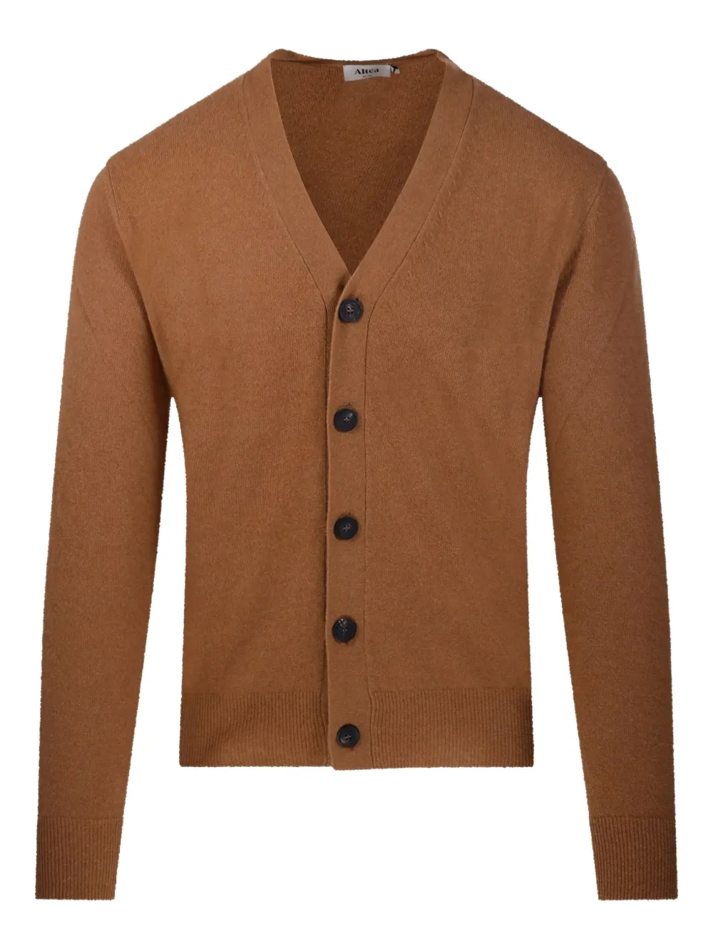 Altea button V-neck cardigan | Brown | Image 1