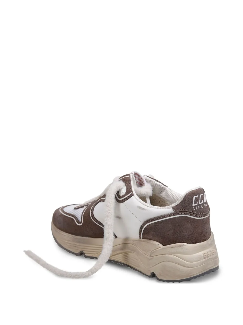 Golden Goose Sneakers met vlakken en ster-applicatie Bruin