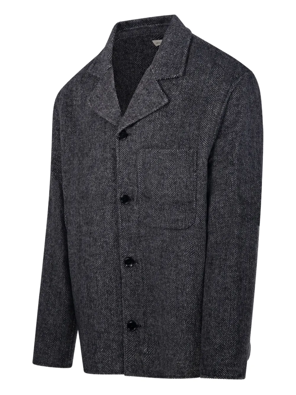 Officine Generale Blazer met visgraatpatroonn Grijs