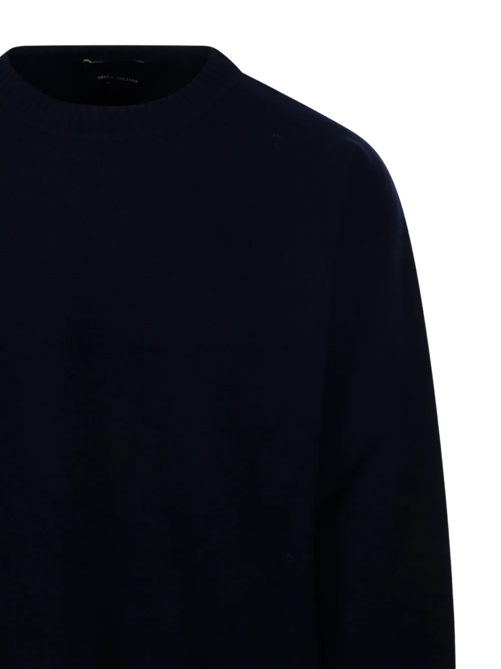 Roberto Collina Trui met ronde hals Blauw