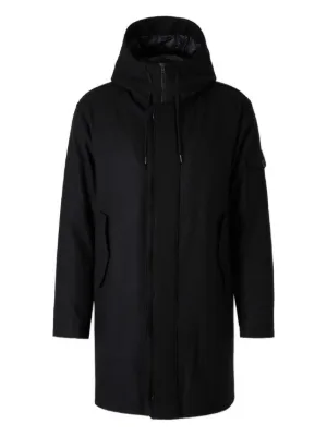 Prada Hooded Parka | Black | FARFETCH