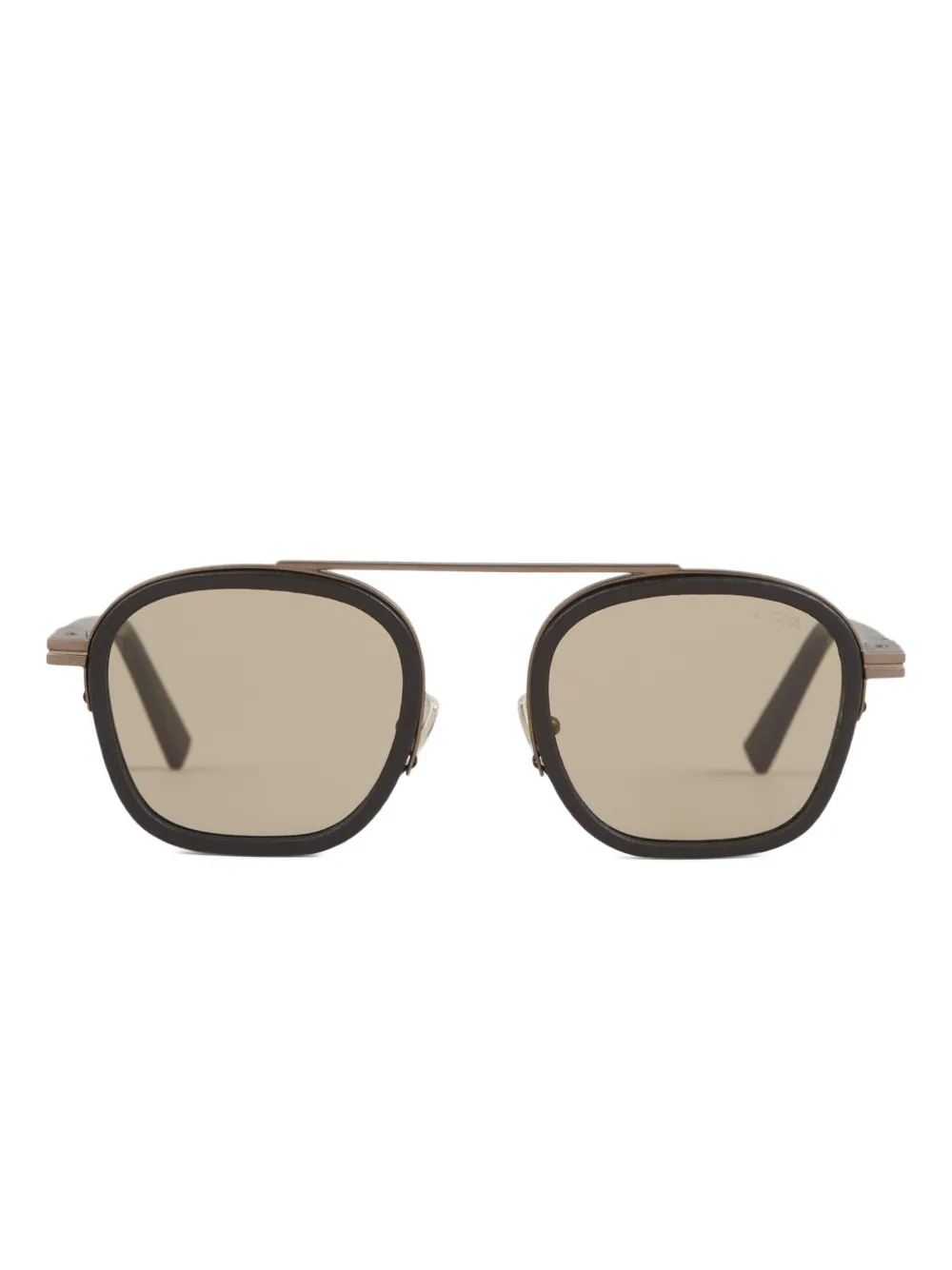 Zegna pilot-frame sunglasses | Black | Image 1