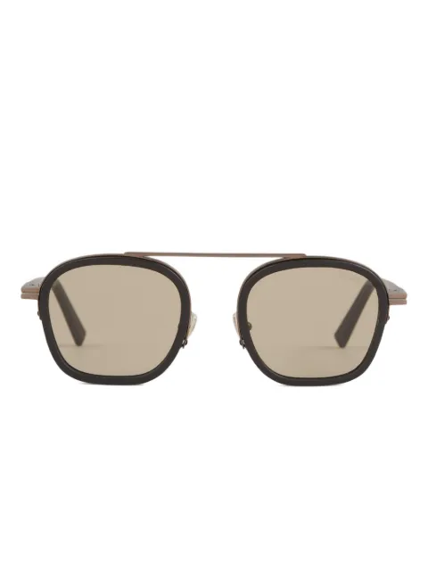 Zegna lentes de sol estilo piloto