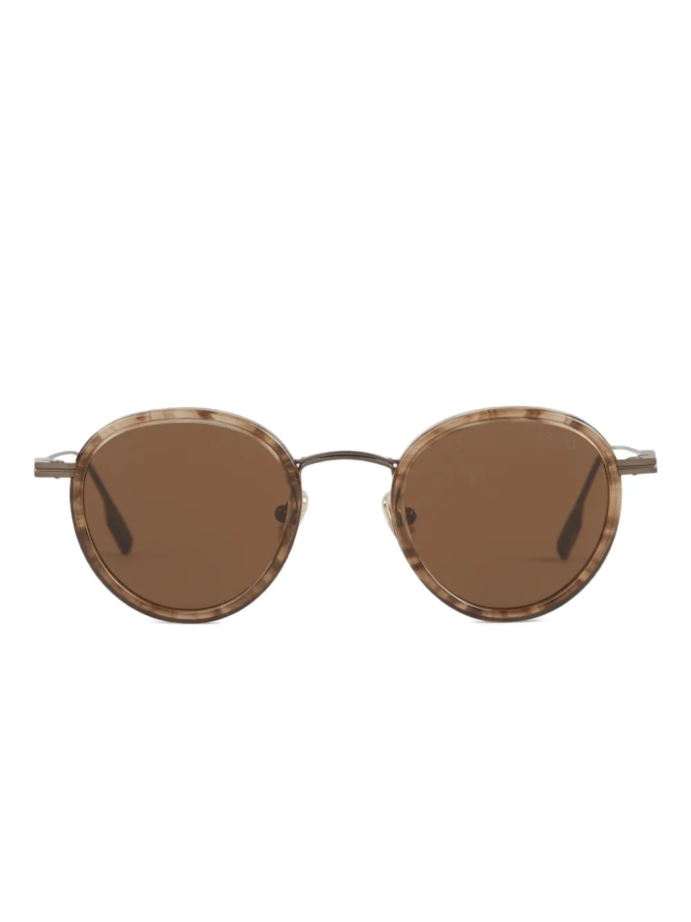 Zegna round-frame sunglasses | Brown | Image 1
