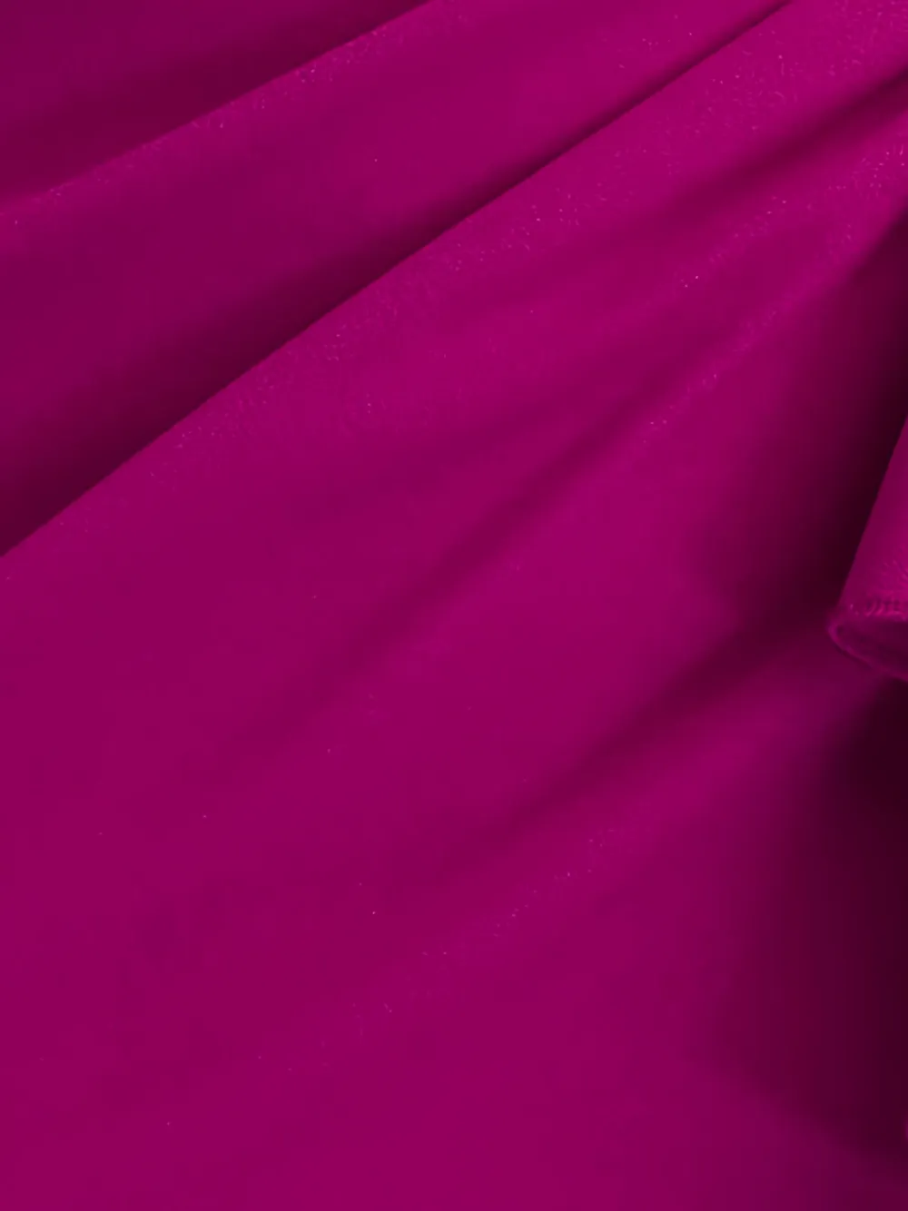 Tadashi Shoji Cascade Ruffle Portrait Neck Gown In Purple