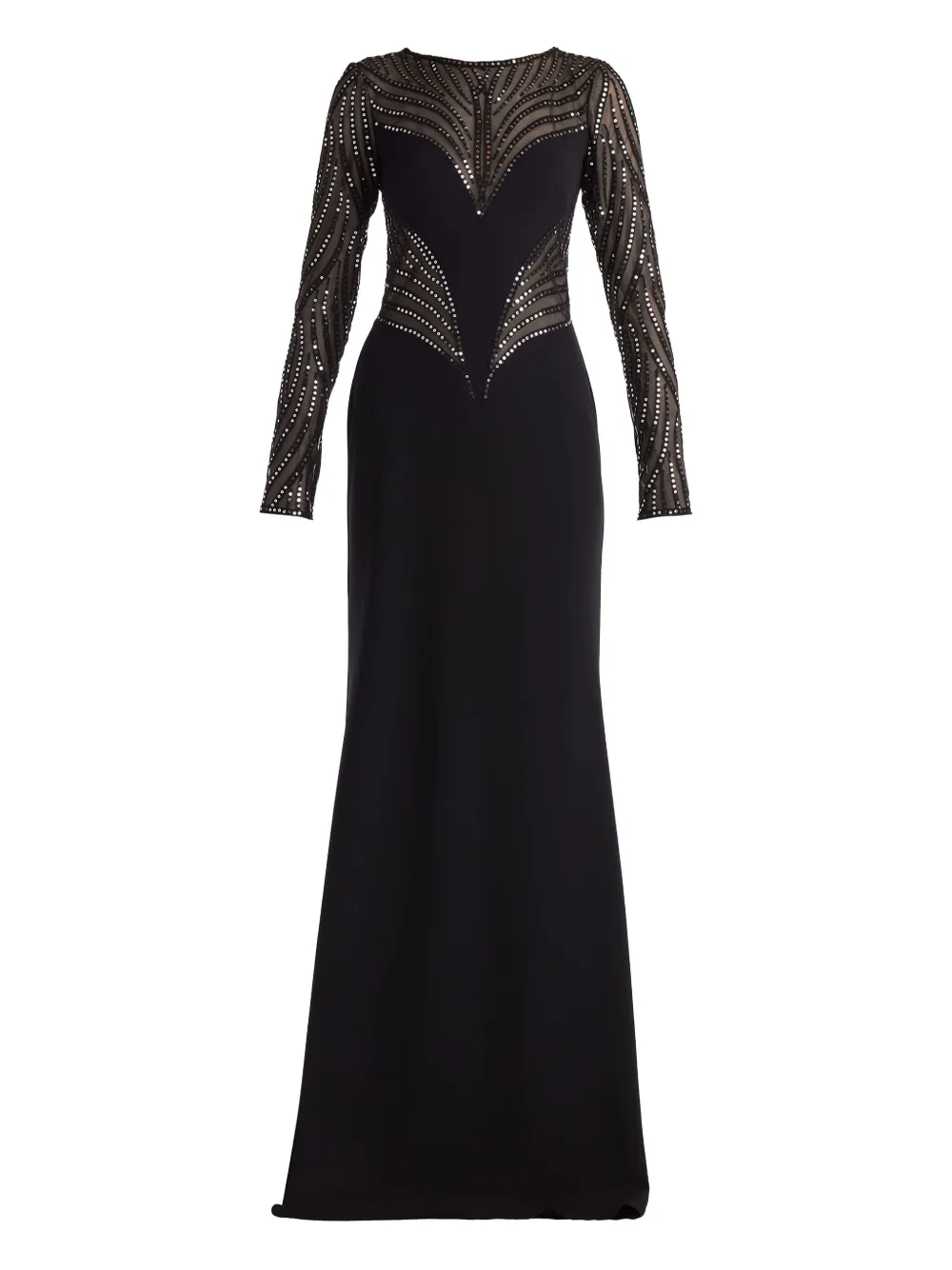 Tadashi Shoji sequin-embellished maxi dress - Black