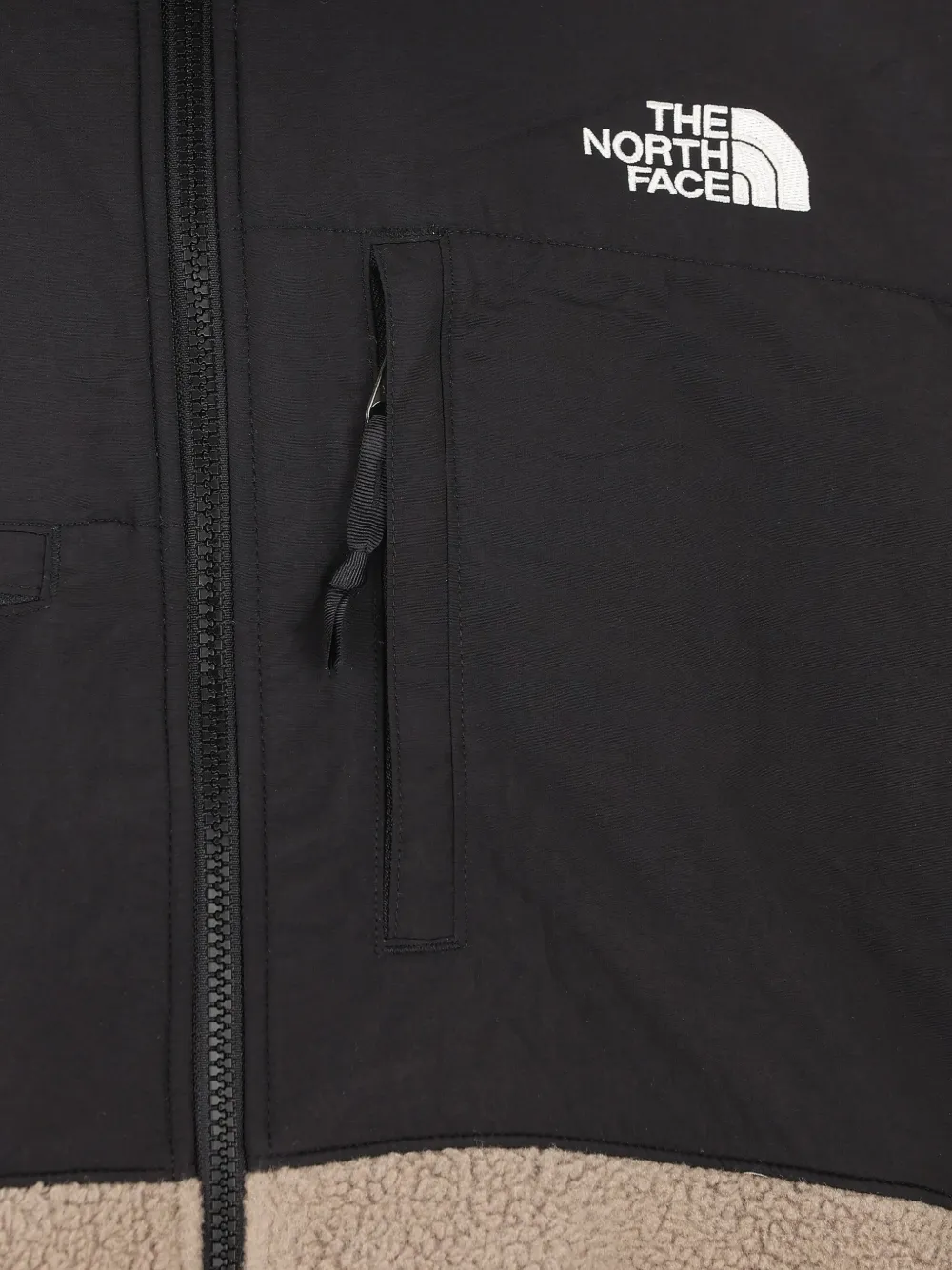 The North Face Fleece jack met rits Beige