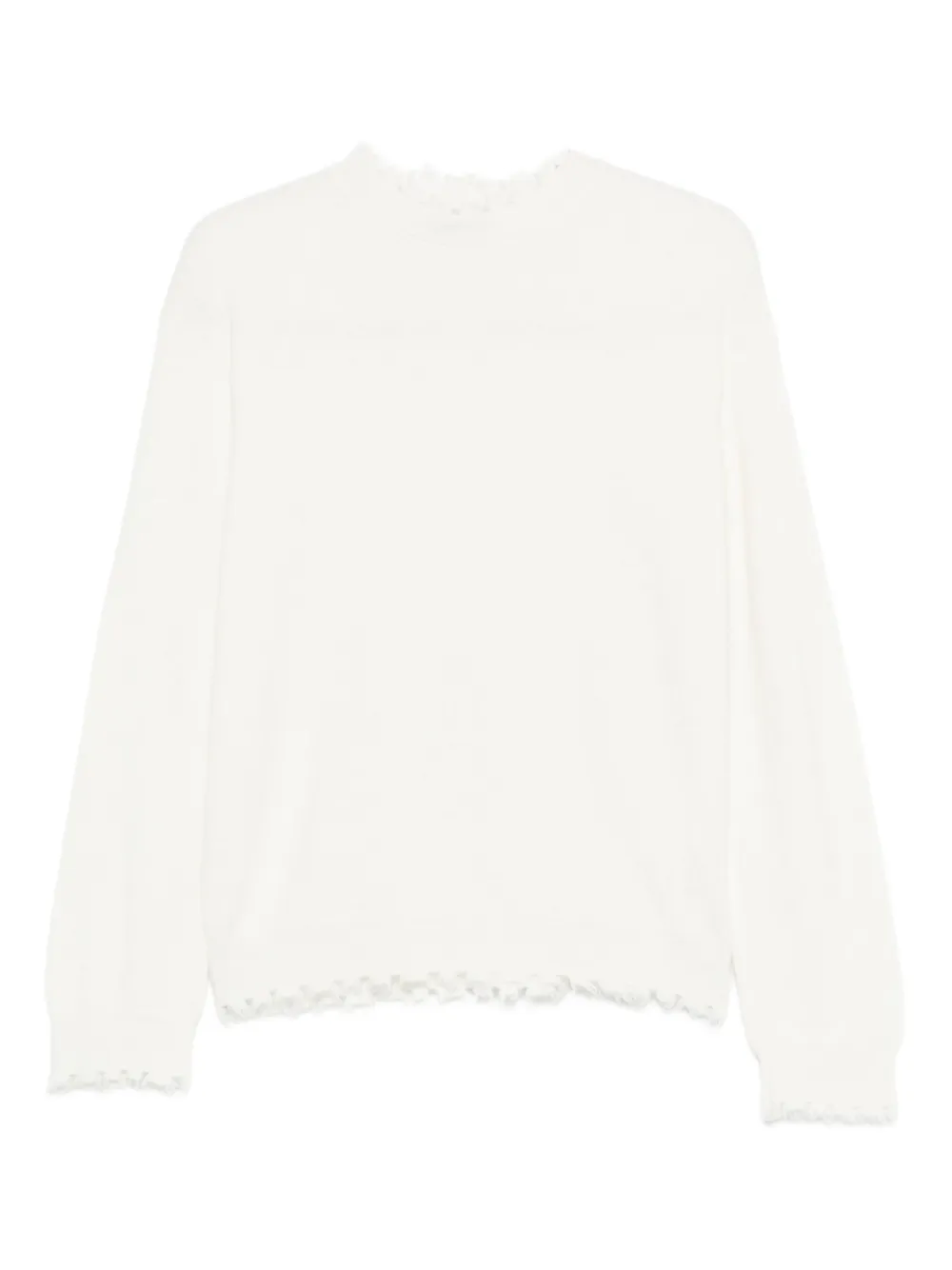 Antonelli pull à volants | blanc | Image 1