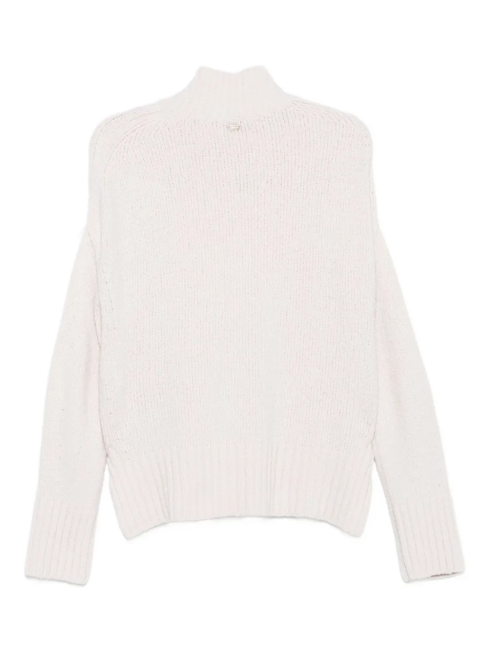 Agnona Feather-detail Sweater In White
