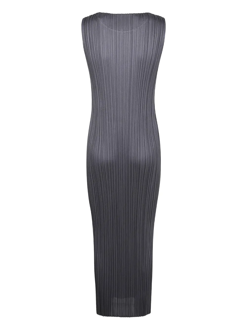 Pleats Please Issey Miyake Geplooide jurk - Grijs
