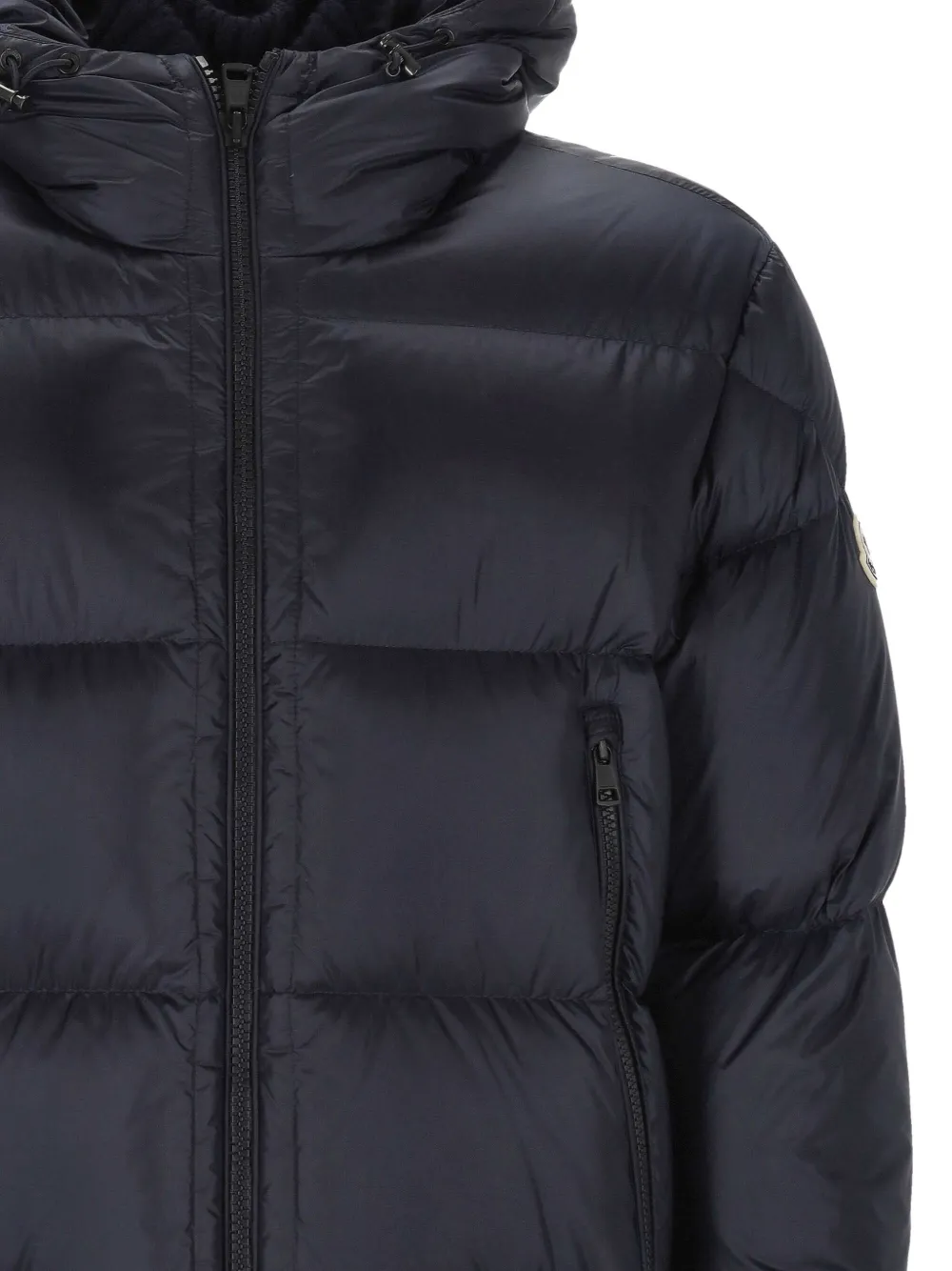 Moncler Jack met capuchon en rits Blauw