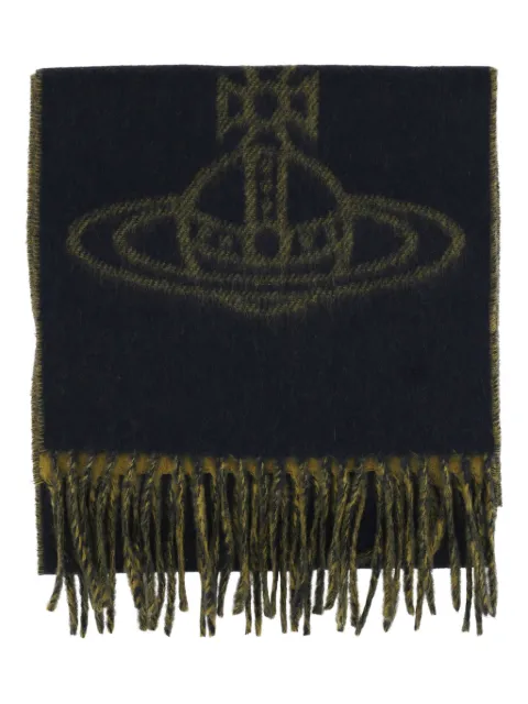 Vivienne Westwood Sciarpa Orb con frange