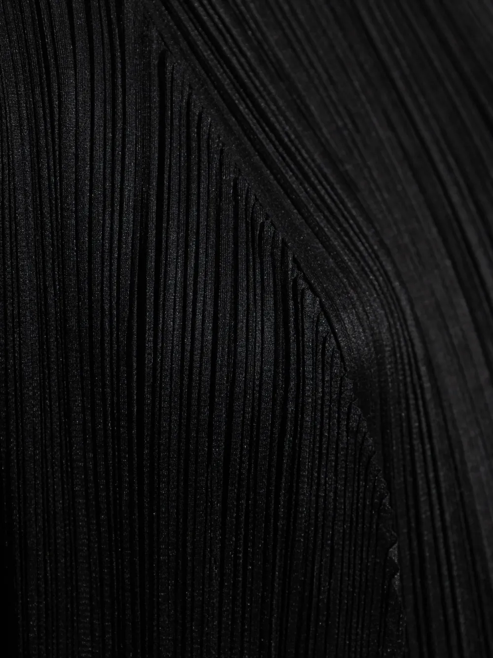 Pleats Please Issey Miyake Jas met lange mouwen en plooien - Zwart