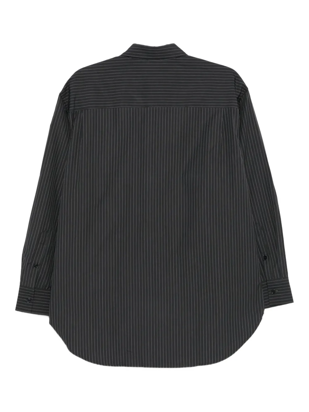 Filippa K Pinstripe-pattern Shirt In Black