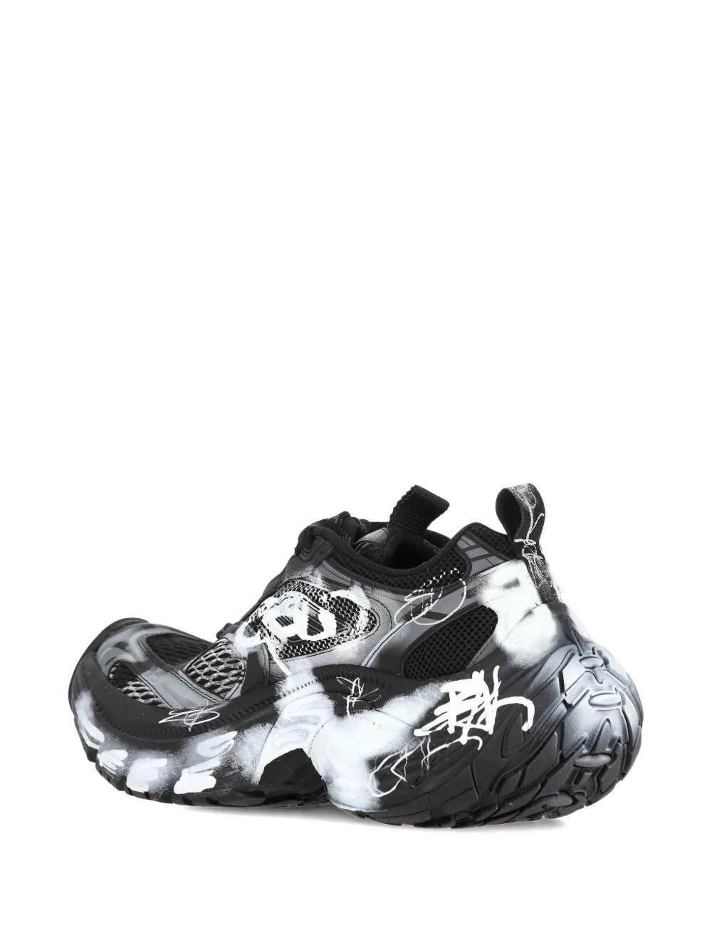 Balenciaga 6XL sneakers met vlakken Zwart